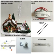 DEPARTMENT 56-LONDON SKATING CLUB-56.58700- REPLACEMENT MOTOR -PARTS KIT