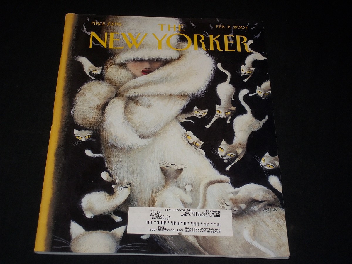 2004 FEBRUARY 2 THE NEW YORKER MAGAZINE - NICE ILLUSTRATED COVER