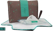 Extra Large Changing Pad and Diaper Clutch, Portable Changing Station for New...