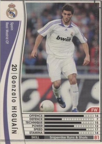 Fernando Morientes Panini WCCF 2007-2008 Valencia Regular Japanese