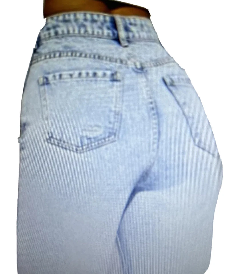 JEAN FEMME ZARA BLEU DELAVE COUPE BOYFRIEND TAILLE HAUTE TAILLE US 26 FR 36 - Photo 3/4