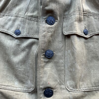 Vintage 1910s 20s WW1 World War 1 Service Tunic Jacket Uniform