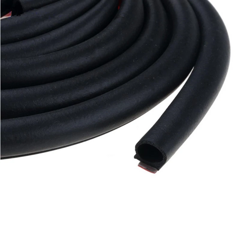 Tira de sello de goma para coche 8M pequeña en forma de D - sello de borde de maletero, capó y ventana Foto 4 de 4