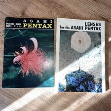 Vintage Asahi Pentax Operating Manual Models SV  S1a  Lenses For Asahi Booklet