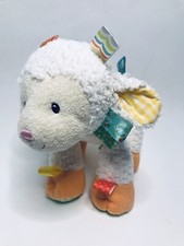 Mary Meyer Taggies Sherbet Lamb 12" Plush Stuffed Animal Baby Toy Lovey NWOT