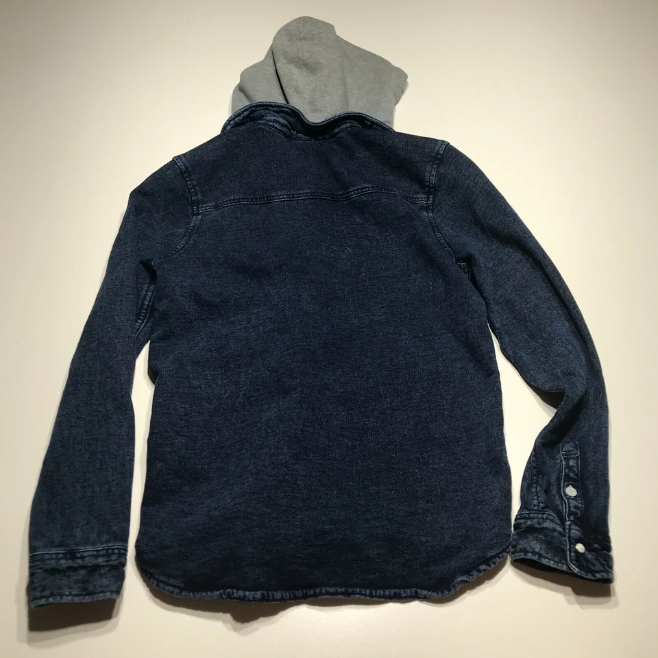 Chaqueta &Denim by H&M Juvenil Talla 11/12Y Capucha Extraíble Denim Tejido Térmico A Presión Foto 2 de 4