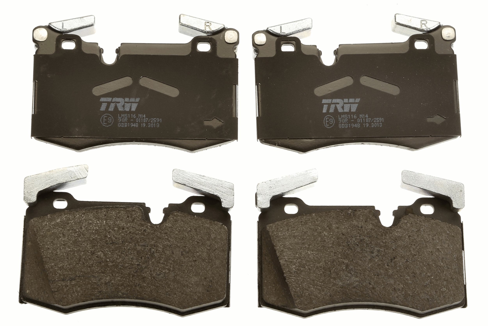 TRW GDB1948 brake pad set, disc brake for Citroen, Mini