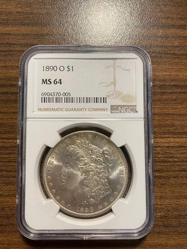 1890-O Morgan Silver Dollar NGC MINT STATE 64 MS 64 RARE HIGH GRADE