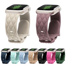 Sports Silicone Strap For Apple Watch Band 44mm iwatch series 9 7 se 6 8 ultra 2