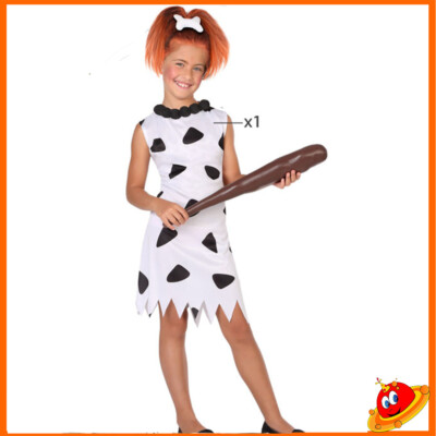 Costume Bambina Flintstones Antenati Wilma Tg 3/9A