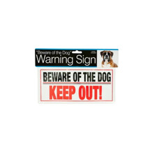 Dog Warning Sign