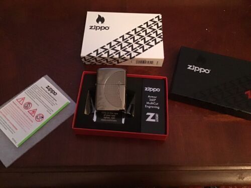 Zippo European Collectible Armor Gold Plate 61000-000002, lighter