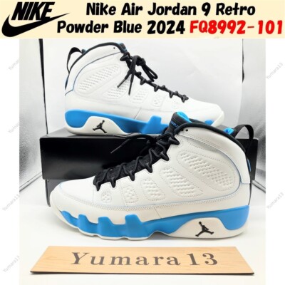 Nike Air Jordan 9 Retro Powder Blue 2024 FQ8992-101 Men's