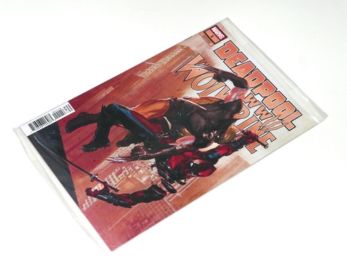 Deadpool & Wolverine WWIII #1 Sealed One Per Store DELL'OTTO Variant Brown Tan - Picture 3 of 14