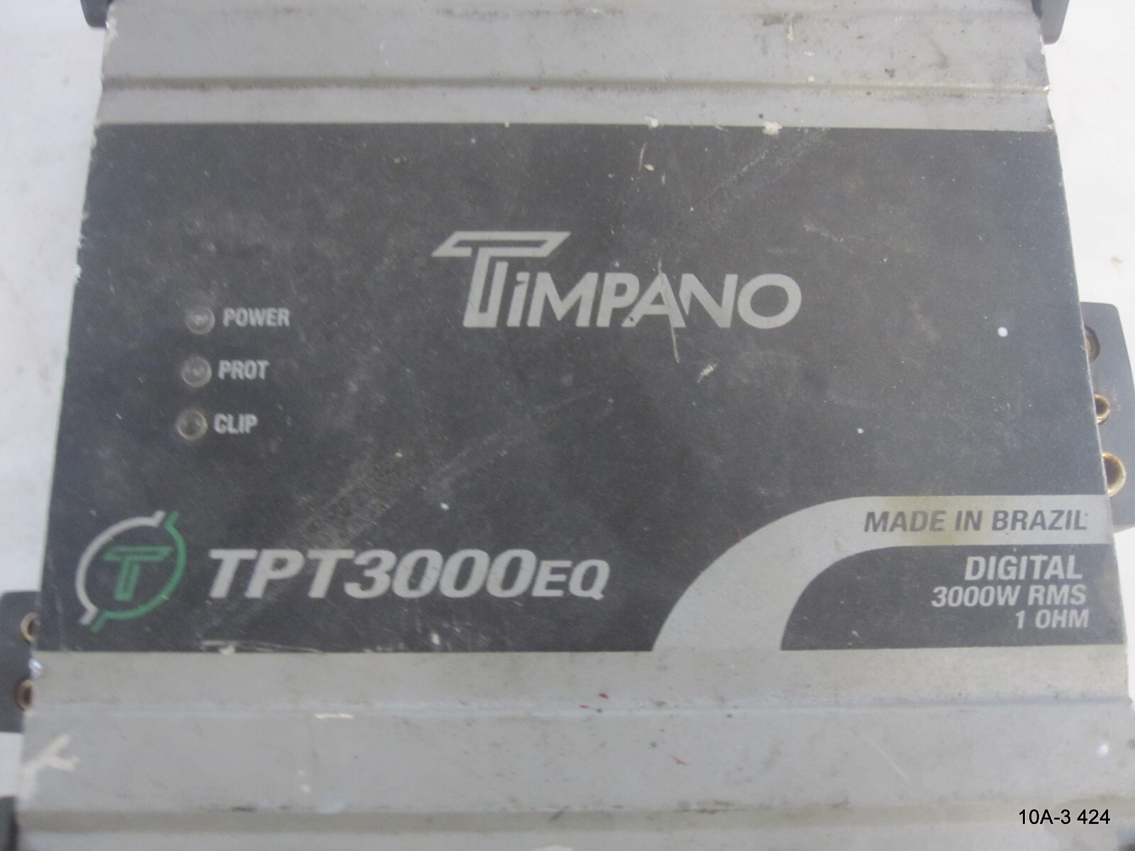 USED UNTESTED Timpano TPT3000EQ 1 Ohm 3000W Mono Channel Car Amplifier