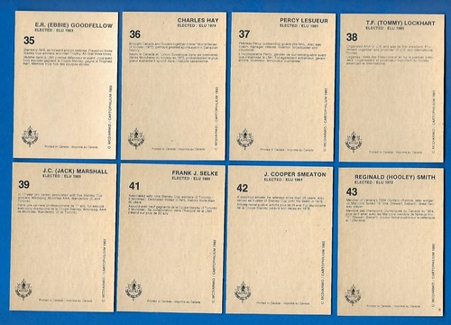 1983 (1985) CARTOPHILIUM HOCKEY HALL OF FAME HOF CARD 1-240 & PROMO SEE LIST - Picture 75 of 488