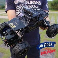 RC 4WD Monster Truck Off Road Buggy Crawler Kid Toy Remote Control Car RTR Alloy