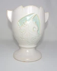 Roseville Pottery White/Green Silhouette Vase 779-5  Excellent Condition 1950’s