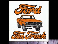 Ford Fun Truck - Original Vintage 1970s Racing Decalsticker Ranger F-series Ford Fun Truck - Original Vintage 1970s Racing Decalsticker Ranger F-series