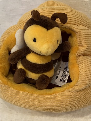 NUOVO peluche Jellycat Honeyhome Bee Beehive London HON2B - Foto 3 di 11
