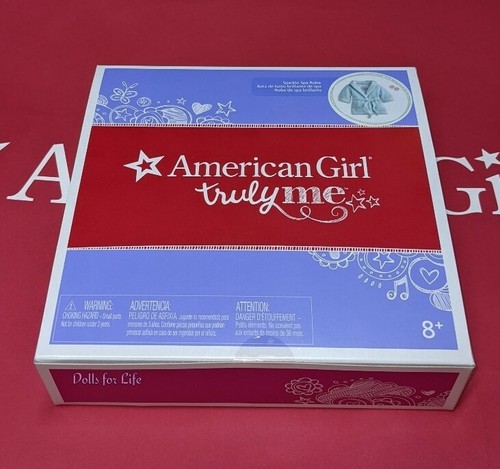 American Girl Truly Me Sparkle Spa Robe Blue NEW in BOX