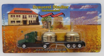 GRELL HO 1/87 TRUCK TRUCK TRAILER SCANIA 124L 400 BELLS BEER BREWERIES STADTER