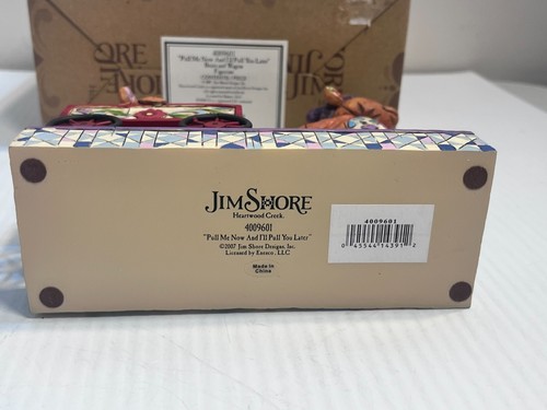 2007 Jim Shore Pull Me Now & I'll Pull You Later Bears Wagon Figurine in Box - Picture 7 of 7