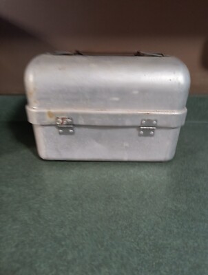 VTG Collectible Priscilla Ware Aluminum Miners Workman's Lunch Box