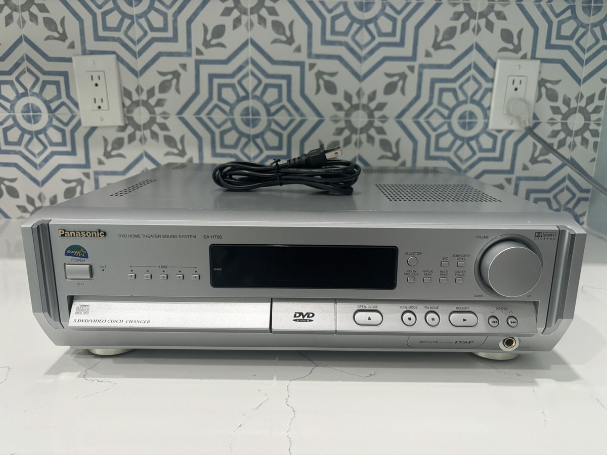 Panasonic SA-HT80 Home Theater System CD DVD Changer 5.1