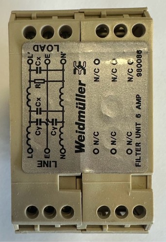 Weidmüller Filter Unit 6 AMP 980086 - Picture 2 of 8