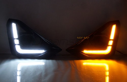 LED DRL for Isuzu D-max Dmax 2023+ Daytime Running Light Fog Lamp w/ Turn Front - Picture 11 of 11