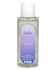 VICTORIA’S SECRET PINK RELAX MOODSCENTS BODY MIST SPRAY SPLASH 8.4 oz NEW