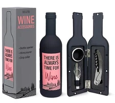 Wine Kit Wine Opener Set Wine Gift For Any Wine Enthusiast | Wine Accessories Fo
