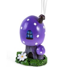 Image of Purple Smoking Toadstool Incense Cone Holder