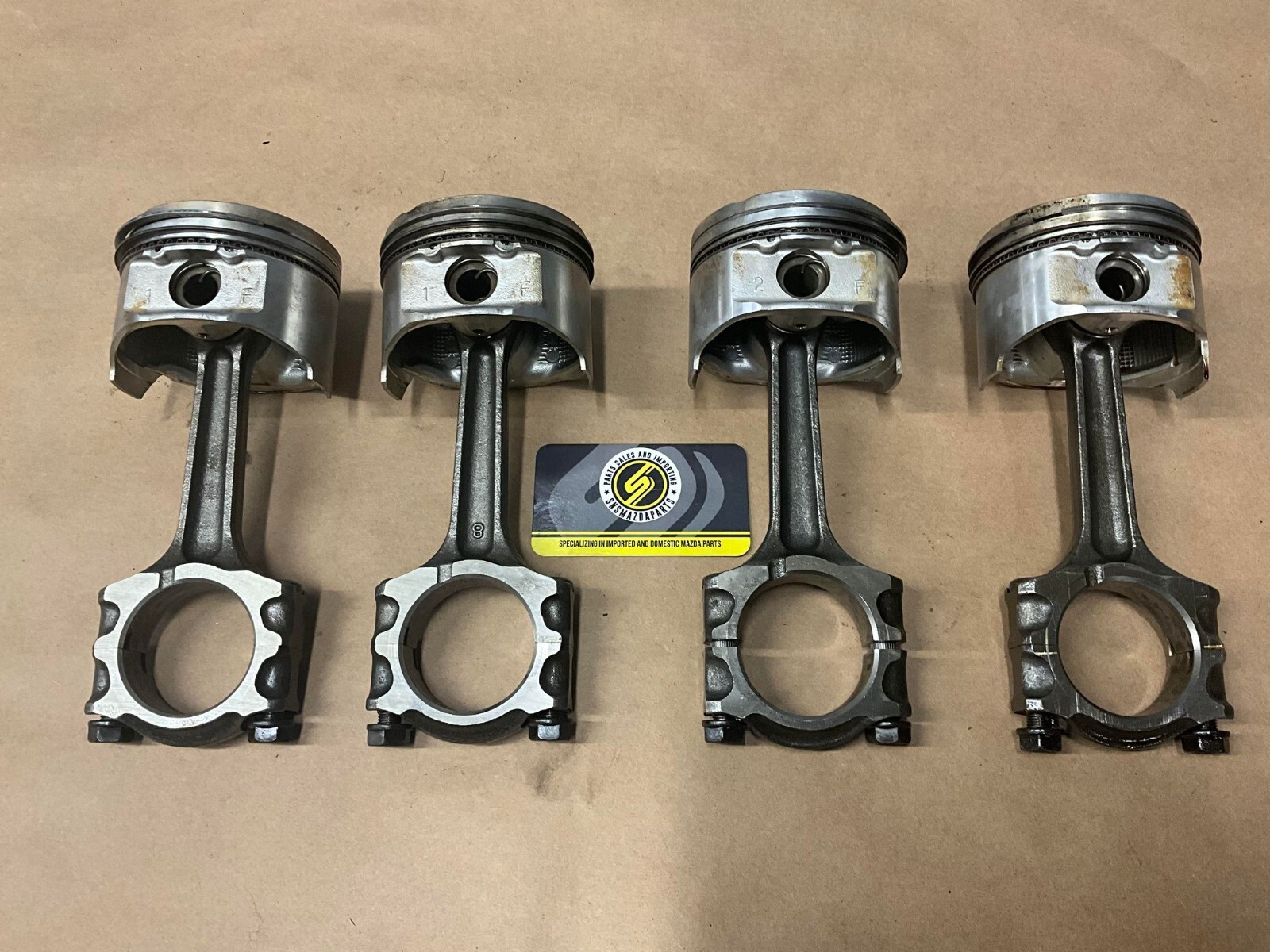 9405 Mazda Miata MX5 OEM Mazdaspeed Speed Connecting Rods Piston Set 9
