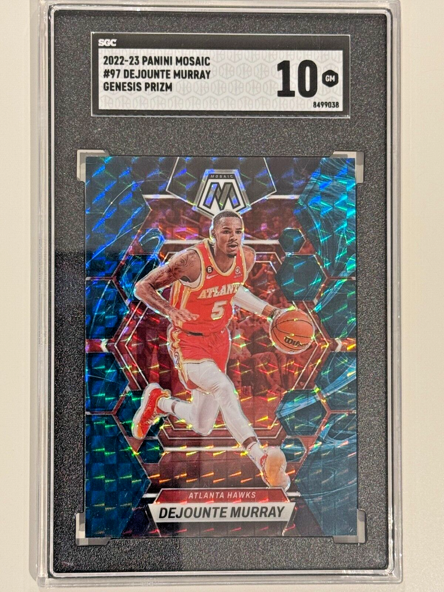 22-23 PANINI MICHAEL BALLACK 直筆サイン 299シリ 2022-23 Panini Mosaic - Dejounte Murray #97 Genesis Mosaic Prizm