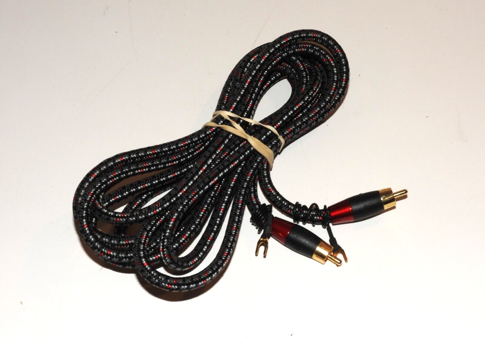 AUDIOQUEST CINNAMON 10' FOOT RCA TO RCA SINGLE CABLE WITH GROUND WIRE