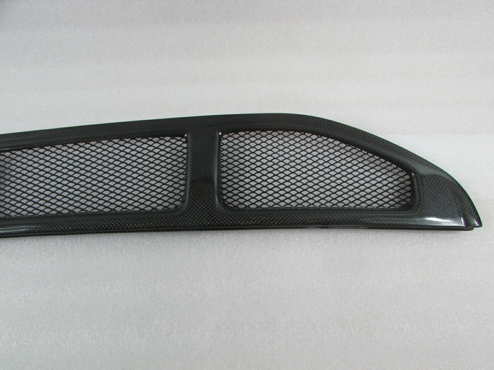 Ferrari F430 Spider, Carbon Fiber Engine Deck Lid Grille Louvers, New 1x1 Weave