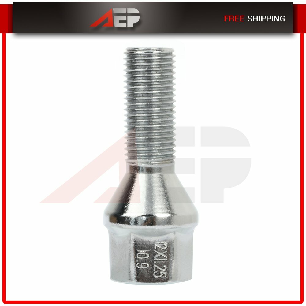 20 pcs 12x1.25 Wheel Lug Studs Bolts Shank 28mm Hex 17mm For Chrysler