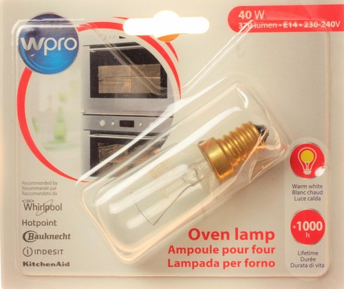 Support Lampe De Four E14 Haute Température 500°C - Avec Ampoule 25W 250V | Porcelaine, Verre Trempé