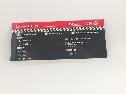 20 cartes - ALTAYA Collection "Les monstres sacrés de l'endurance" - 24h du Mans - Imagen 29 de 41