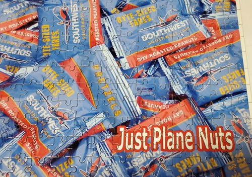 Vintage Southwest Airline Jigsaw Puzzle "Just Plane Nuts" Complete Aviation SWA - Picture 2 of 6
