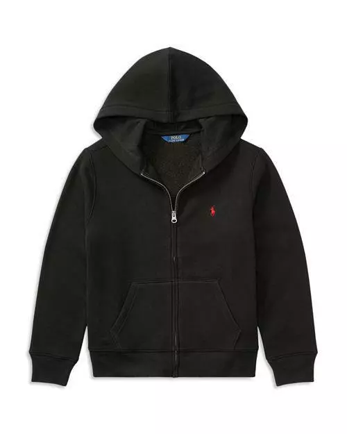 Boys black 2025 zip up