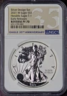 2021-W T1 American Silver Eagle NGC REVERSE PF70 ER from Design Set ✪COINGIANTS✪
