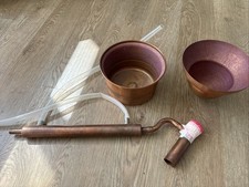 Copper Pot Still Used But Good Condition In Good Condition. 100% Copper No Lead.