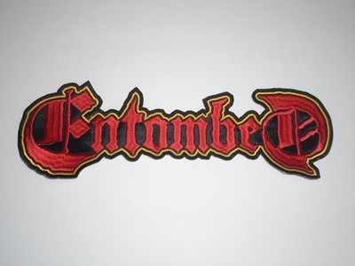 ENTOMBED DEATH METAL EMBROIDERED BACK PATCH
