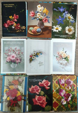 100 AK Lot Glückwunsch Blumen Sammlung Konvolut Postkarten ungelaufen /23