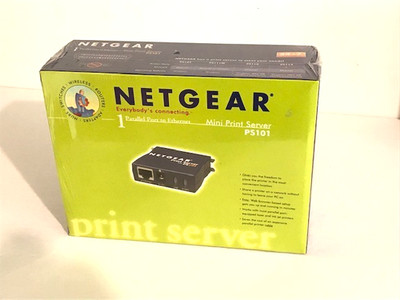 NETGEAR MINI PRINT SERVER PS101 - NEW SEALED