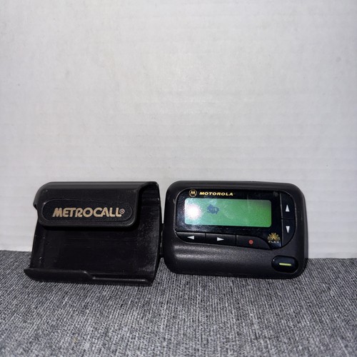 Vintage Motorola Pager FLEX Airtouch With Carrying Clip