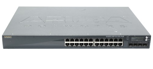 Aruba S2500-24P-US S2500 Mobility Access PoE Network Ethernet Switch /w 4 x 10G - Picture 5 of 13